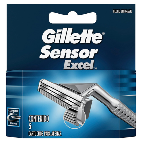 Repuestos para afeitar Gillette Sensor Excel 5 u