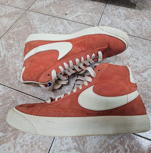 Zapatillas Nike Sb Blazer Zoom Mid Talle 41 Arg Leer (Usado)