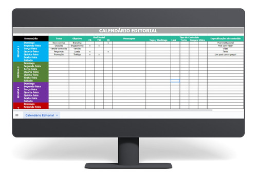 Kit Planilhas Para Controle De Trabalho Em Mídias Sociais