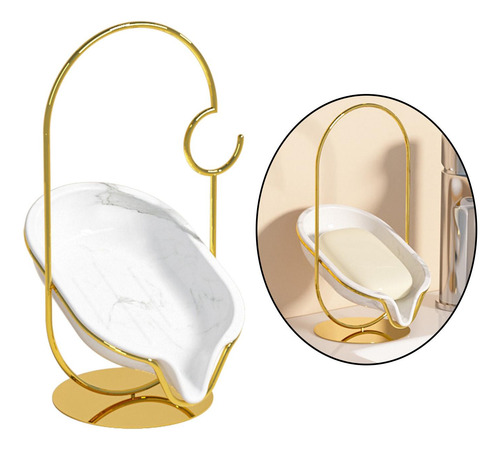 Soporte Para Jabonera Con Drenaje Automático Estante De