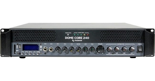 Amplificador Funcional Dome Core 240 W Digital 100v Tecshow