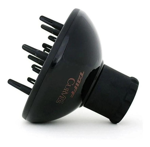 Difusor Definidor De Cachos Taiff Curves Preto Até 2600w