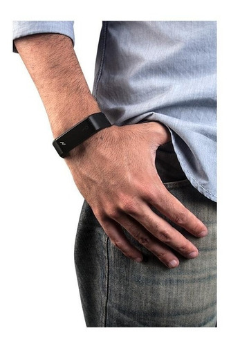 Smartband Noga Band NG-SB01 caja negra, malla celeste