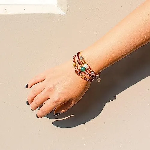 La Meno Energy Stone Bracelet Prosperidad Hecho A Mano Cuarz