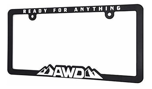 Marco - Spiffy Awd All Wheel Drive License Plate Frame - Rea