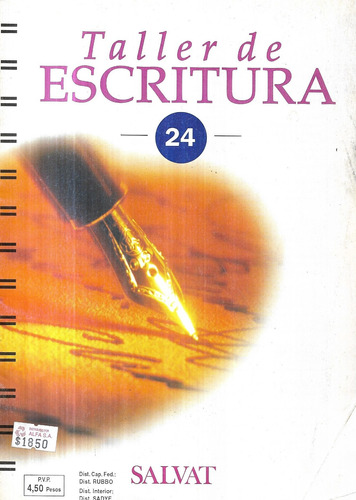 Taller De Escritura 24 La Estructura Del Relato / Salvat
