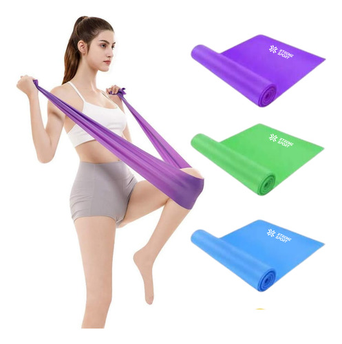 Bandas Elásticas De Resistencia 150cm Ejercicios Terapia