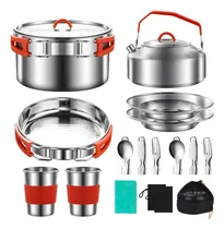 Comprar Juego De Cocina De Camping Para 2 Personas Con Accesorios