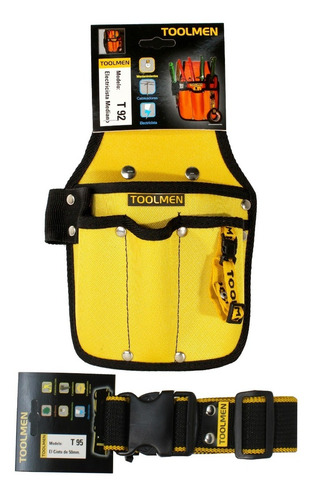 Imagen 4 de 8 de Cinturon Porta Herramientas Toolmen T92 Con Cinturón T95
