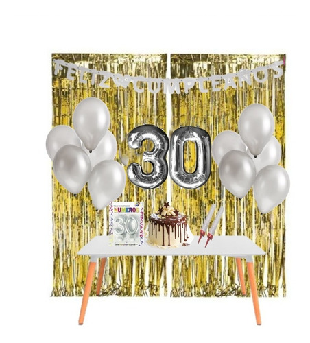 Kit De Cotillón - Decoración Cumpleaños - Nueva Década