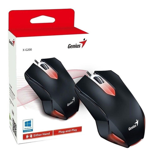 Mouse De Juego Genius X-g200 Black Tcs