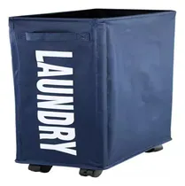 Comprar Cesta De Lavandería Multiuso Plegable Con Ruedas