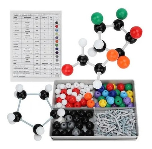 Kit De Modelo Químico De Estructura Molecular Atómica De 240