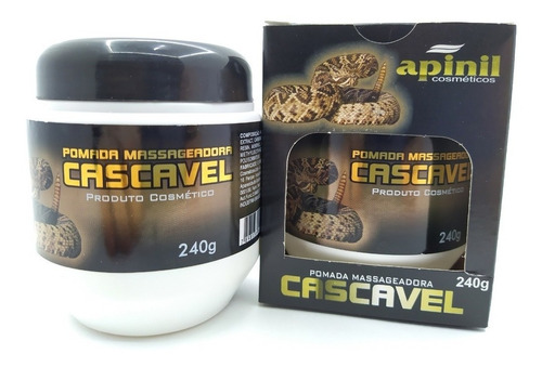 Pomada Massageadora Cascavel 240g - Apinil