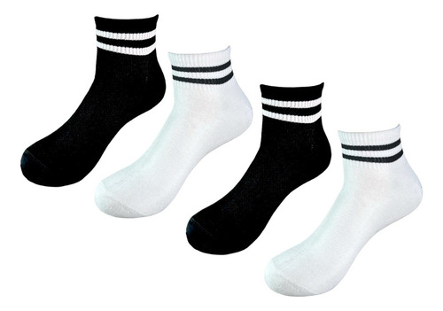 6 Pares Calcetines A Rayas. Algodón. Surtido Untalla