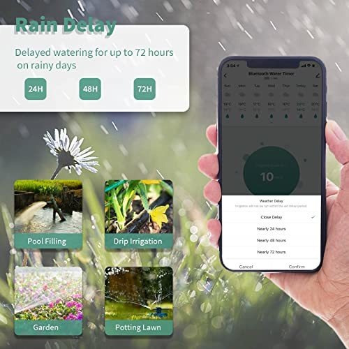 Temporizador De Riego Wifi Diivoo Compatible Alexa -verde