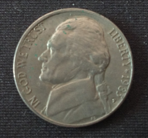 Moneda Estados Unidos 5 Centavos 1969 1972 (2) 1979