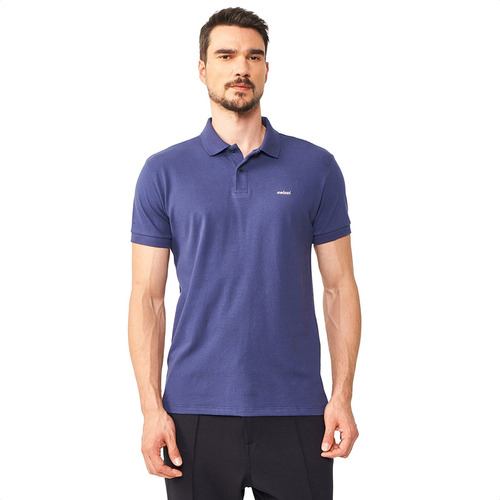 Camiseta Polo Colcci 03115 Azul Darkness - Masculino