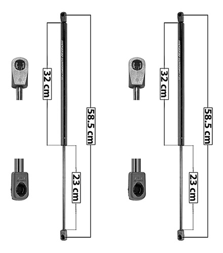 (2) Amortiguadores 5a Puerta Chevrolet Hhr 2006-2011 Spart