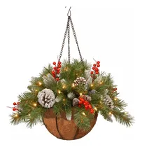 Comprar Decoraciones Navideñas De Guirnaldas De Cestas Colgantes.