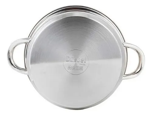 Olla Arrocera Tdf 2.5lt Acero Inoxidable Dussel