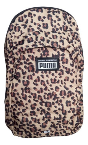 Mochila Puma Academy Backpack Prairie Tan-animal