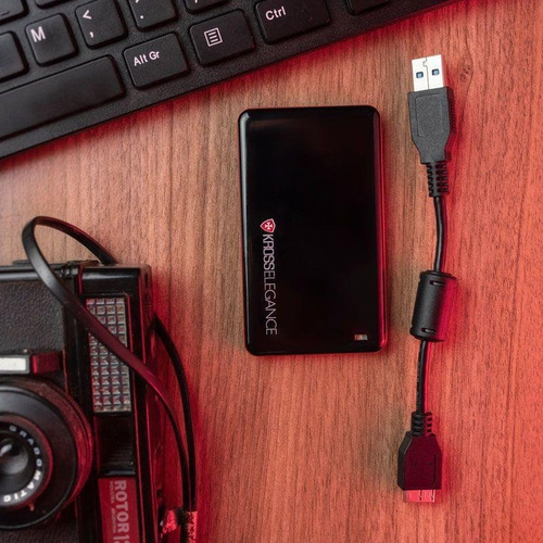 Imagem 4 de 4 de Ssd Externo Slim 128gb Usb 3.1 Kross Elegance Preto