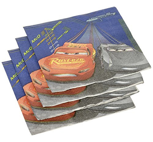 American Greetings Cars 3 Lunch Napkins (16 Count)