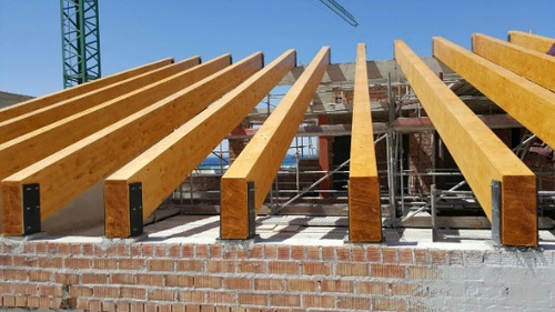 Vigas De Madera De Pino 8x16x366 Construcción Y Carpintería