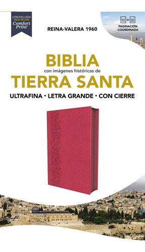 Biblia Rvr60 Tierra Santa Ultrafina Letra Grande Leathersoft