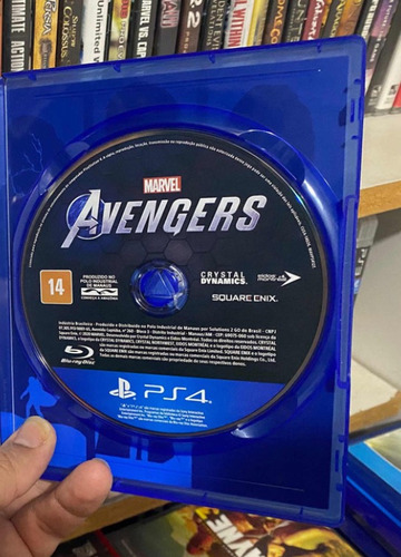Avengers Dublado Brasil Ps4 Original Físico!! (Usado)
