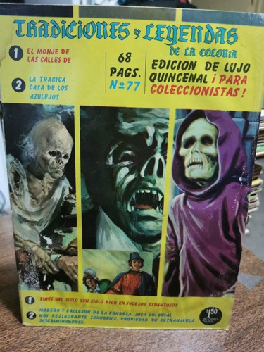 Comics Tradiciones Y Leyendas De La Colonia Número 77 Doble