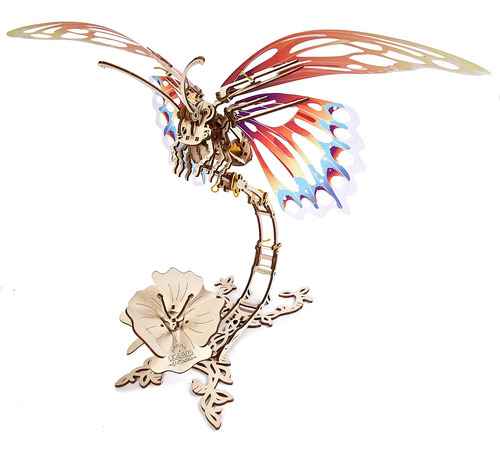 Ugears Mariposa 3d Mechanical Auto Ensamblaje Madera Diy