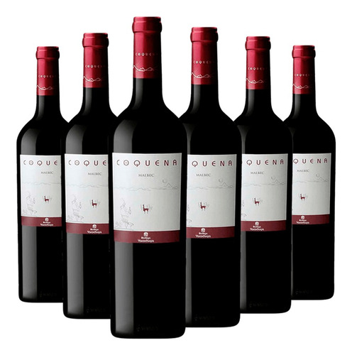 Vino Coquena Malbec 6x750cc Caja X6