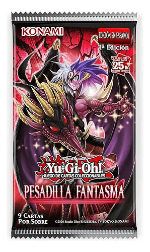 Yu Gi Oh Pesadilla Fantasma Booster Pack