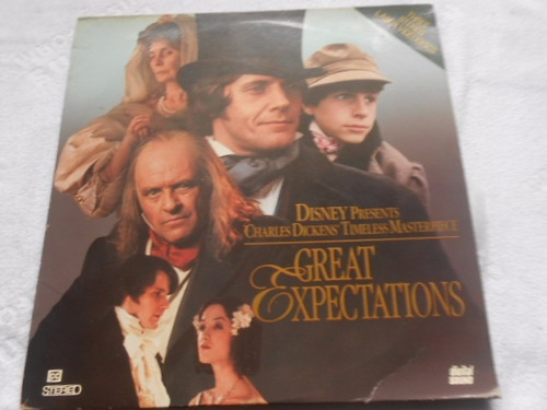 Disney Dickens  Hopkins Great Expectations Laser Disc Triplo