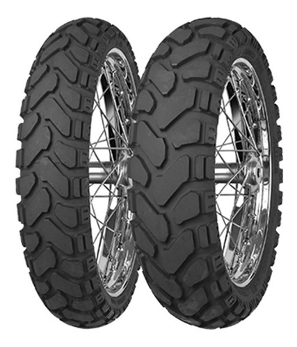 Par Pneus Moto Trail Mitas E-07 + Plus 90/90-21 120/80-18