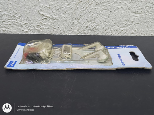 Nokia Headset Manos Libres Hs-5 En Blister Retro 2005 Orig Blanco (Usado)