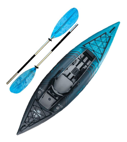 Combo Canoa Inflable Aquaglide Chelan 120 + Remo Desmontable