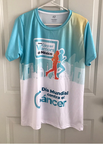 Playera Carrera Día Mundial Contra El Cáncer 2024 Talla G