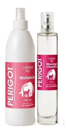 Kit Colônias Perigot, Melancia + Morango, Perfume Cão E Gato