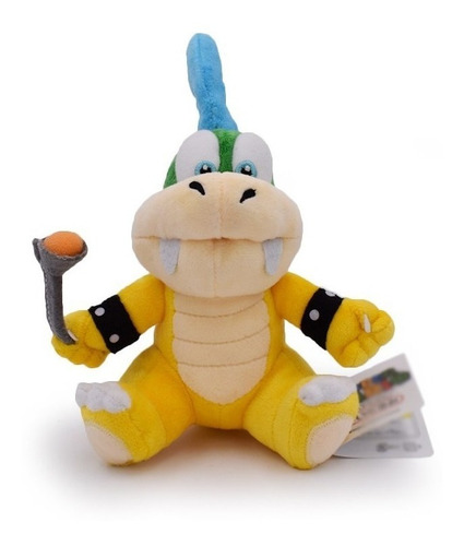 Peluche Koopalings Larry Koopa De Mario Bros 17cm Colección