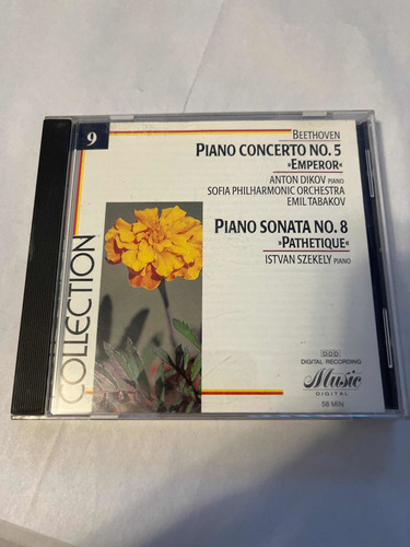 Beethoven Piano Concierto Número Cinco Y Número Ocho Cd
