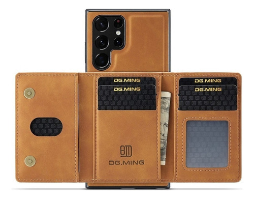 B Funda De Polipiel Tarjeta For Samsung Galaxy S20 S21 S22