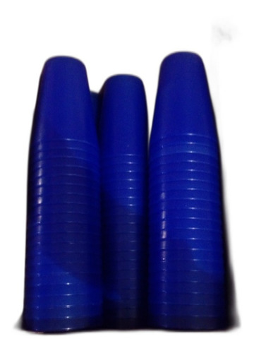 Vasos Plasticos  Azul Rey Negros Y Turquesa 400 Ml,