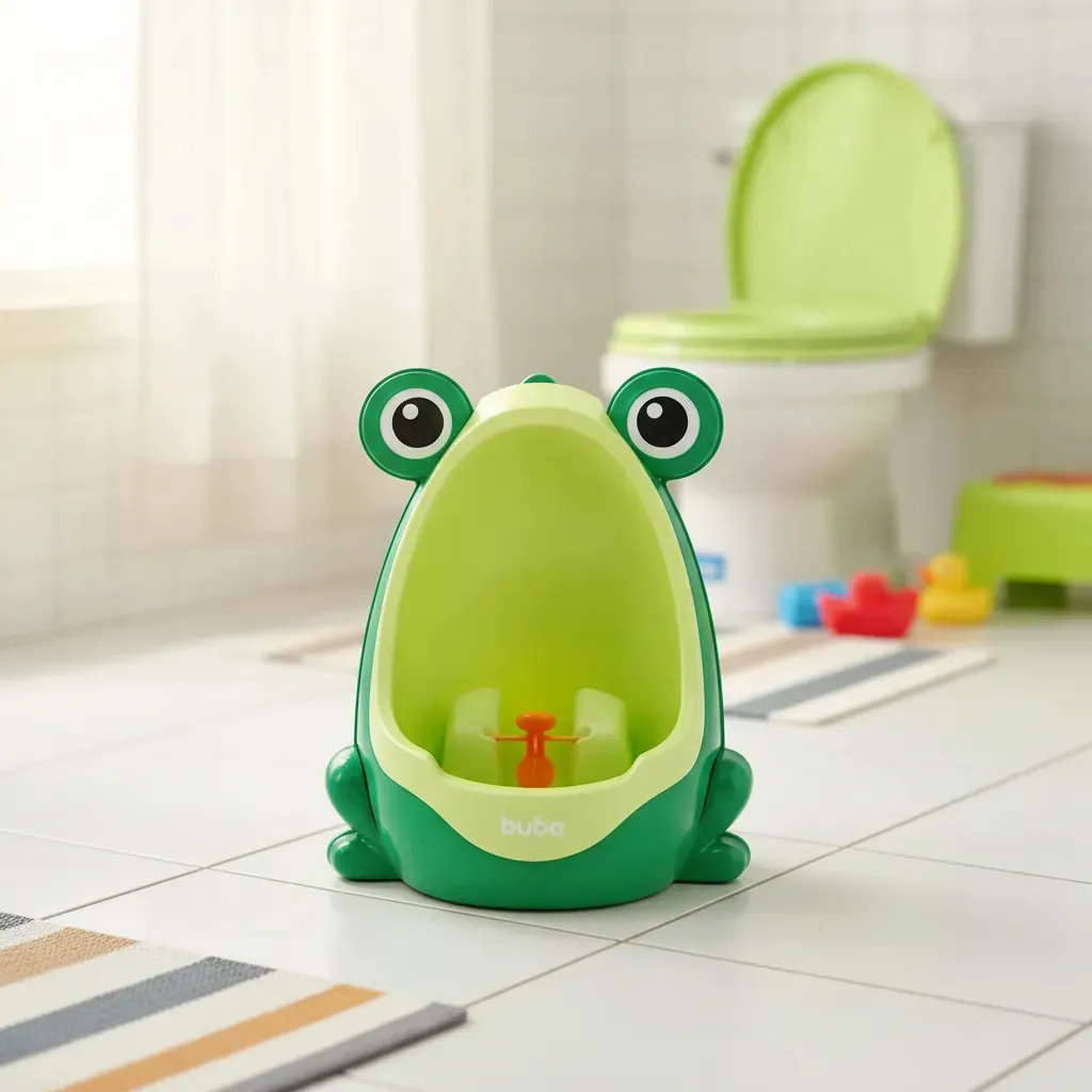 Mictório Infantil Sapinho Verde Buba Desfralde Penico Origin