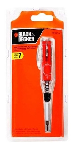 Imagen 5 de 7 de Destornillador Precision 7 Pzas Black + Decker