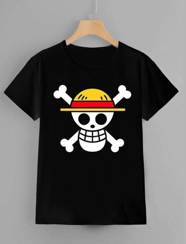Remera Camiseta One Piece Logo Pirata Anime Unisex
