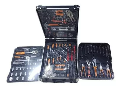 Maletín Portátil Set Herramientas Lusqtoff 245 Pz Juego Kit