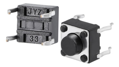 Imagen 2 de 4 de X20 Pulsador Boton Dip Tactil Switch 12x12x7.5mm Circular
